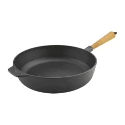Carl Victor Sauterpande m. Låg Ø 28 cm - Støbejern/træ