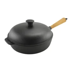 Carl Victor Sauterpande m. Låg Ø 28 cm - Støbejern/træ