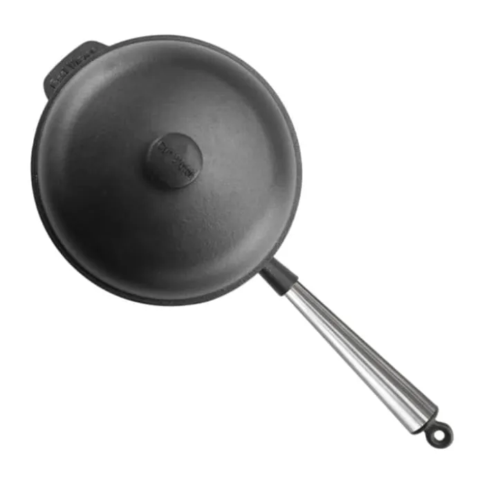 Carl Victor Sauterpande m. Låg Ø 28 cm - Støbejern/stål