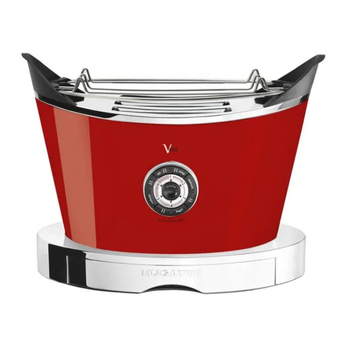 Casa Bugatti Volo Brødrister 2 skiver - 6 risteindstillinger - Hot rosso