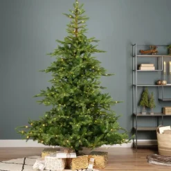Casa Christmas Grandis Fir Kunstigt Juletræ m. LED Lys H 180 cm - 400 LED lys - Grøn