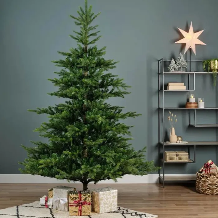 Casa Christmas Grandis Fir Kunstigt Juletræ H 210 cm - Polyethylen/PVC - Grøn