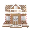 Casa Christmas Honningkagehus H 25,4 x B 27,5 x L 17,5 cm - Resin - Brun