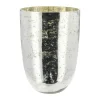 Casa Christmas Hurricane H 21 cm - Glas - Antik sølvfarvet