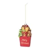 Casa Christmas Julekugle - Gavepose H 11,7 cm - Glas - Multifarvet