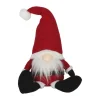 Casa Christmas Julemand H 65 cm - Stof i flere kvaliteter - Rød/hvid/sort