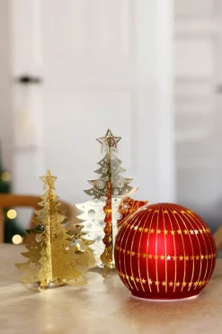 Casa Christmas Juletræ H 15 cm - Metal - Guld