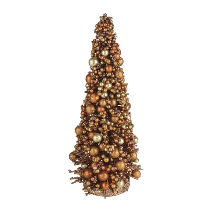 Casa Christmas Juletræ H 30 cm - Plastik/stål - Lysebrun