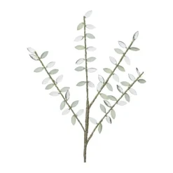 Casa Christmas Kunstig Gren m. Glimmer L 66 cm - Akryl - Sage/guld