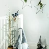 Casa Christmas Kunstigt Cedertræ m. LED-lys H 120 cm - Polyethylen - Grøn