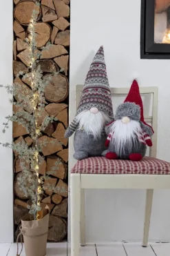 Casa Christmas Kunstigt Cedertræ m. LED-lys H 120 cm - Polyethylen - Grøn