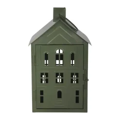 Casa Christmas Lanterne H 33,8cm - Metal - Grøn