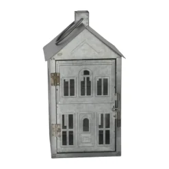 Casa Christmas Lanterne H 26,8cm - Metal - Sølvfarvet