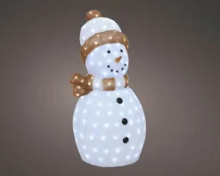 Casa Christmas LED-figur - Snemand H 89 x B 47,5 cm - 200 LED lys - Hvid