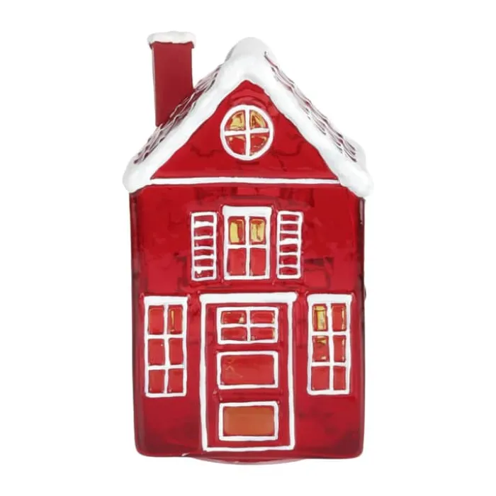 Casa Christmas LED Lyshus H 21 cm - Glas
