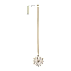 Casa Christmas LED Ophæng - Stjerne Ø 19 cm - Glas/plastik - Guld