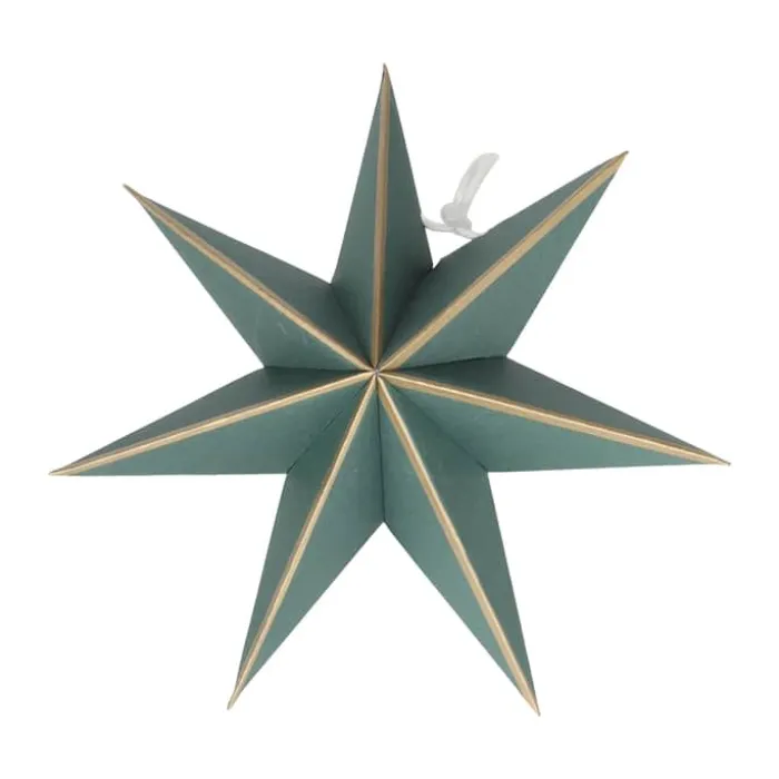 Casa Christmas Papirstjerne Ø 23 cm - Papir - Grøn