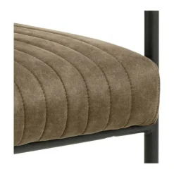 CASA Living Adele Spisebordsstol - 2 stk. H 84,5 x B 50,5 x L 64,5 cm - Stål/stof - Brun