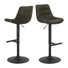 CASA Living Adisa Barstol - 2 stk. H 95 x D 47 cm - Stål/stof - Preston