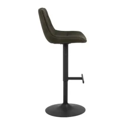 CASA Living Adisa Barstol - 2 stk. H 95 x D 47 cm - Stål/stof - Preston