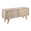 CASA Living A-Line Skænk H 72 x B 160 x D 45 cm - Egetræ - Natur