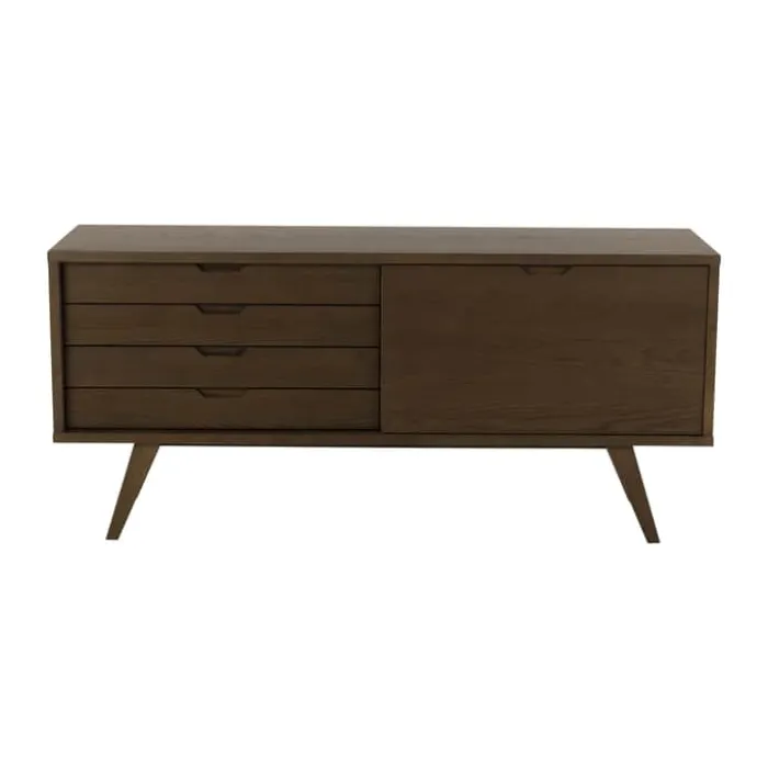 CASA Living A-Line Skænk H 72 x B 160 x D 45 cm - Egetræ - Brun