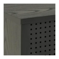 CASA Living Angus TV-bord H 44,5 x B 40 x L 180 cm - Melamin/metal - Sort