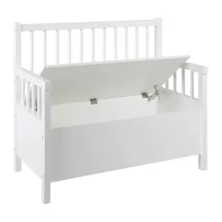 CASA Living Aster Bænk m. Hynde H 85 x B 90 x L 48 cm - MDF/stof