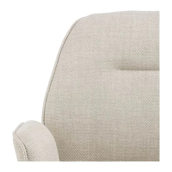 CASA Living Aura Spisebordsstol H 91 x B 60,5 x D 58,5 cm - Stål/stof - Beige