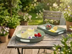 CASA Living Bakke B 31 x L 41 cm - Genanvendt plastik - Grøn