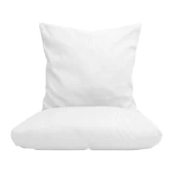 CASA Living Basic Sengetøj B 140 x L 220 cm -Bomuld - Hvid