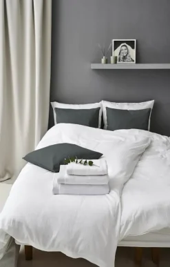 CASA Living Basic Sengetøj B 140 x L 220 cm -Bomuld - Hvid