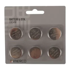 CASA Living Batteri CR2450 - 6 stk.