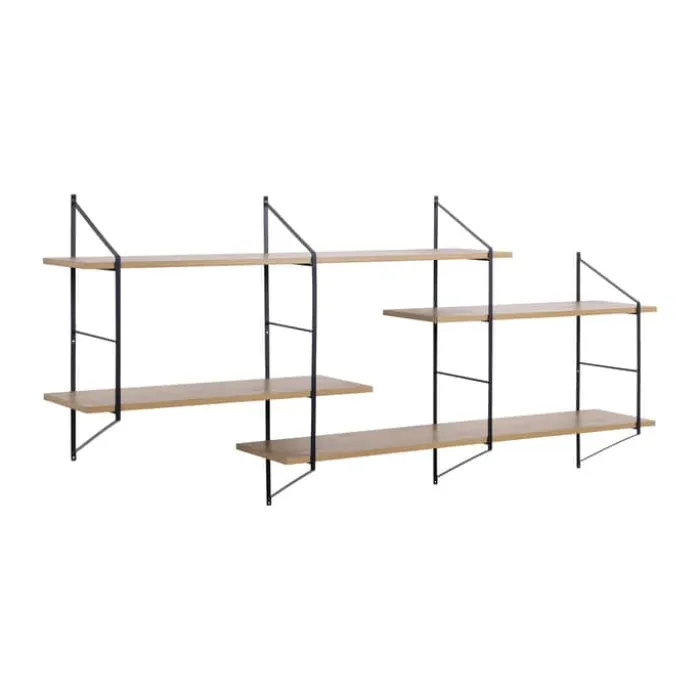 CASA Living Belfast Hylde H 79 x B 191 x D 25,5 cm - Stål - Natur