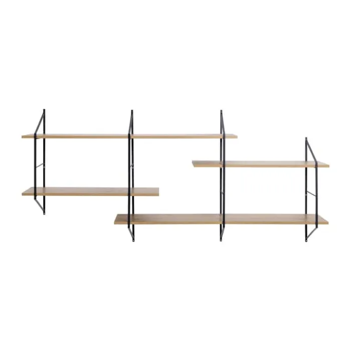 CASA Living Belfast Hylde H 79 x B 191 x D 25,5 cm - Stål - Natur