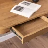 CASA Living Blueton Skrivebord H 75 x B 120 x L 60 cm - Papir/stål - Natur