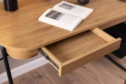 CASA Living Blueton Skrivebord H 75 x B 120 x L 60 cm - Papir/stål - Natur