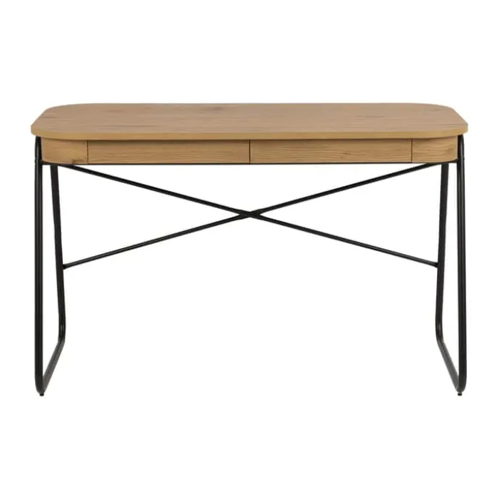 CASA Living Blueton Skrivebord H 75 x B 120 x L 60 cm - Papir/stål - Natur