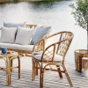 CASA Living Bænk H 80 x B 67 x L 112 cm - Rattan