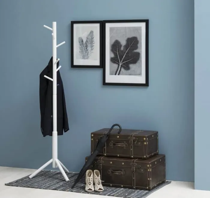 CASA Living Bremen Stumtjener H 176 cm - Gummitræ - Hvid