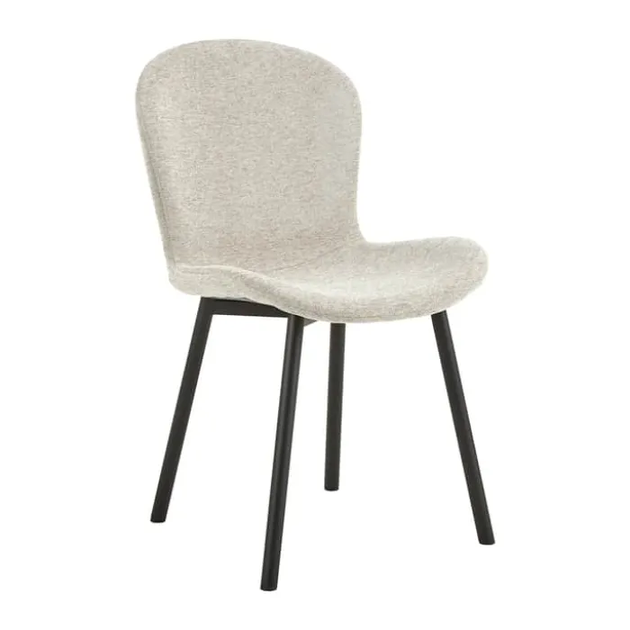 CASA Living Cadiz Spisebordssæt - 5 dele Stål/egetræ - Beige