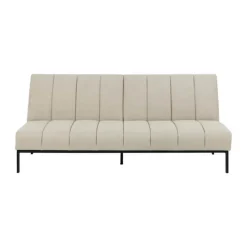 CASA Living Caix Sovesofa H 87 x B 198 x D 95 cm - Metal/stof - Beige