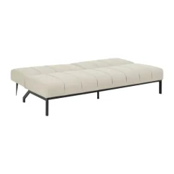 CASA Living Caix Sovesofa H 87 x B 198 x D 95 cm - Metal/stof - Beige