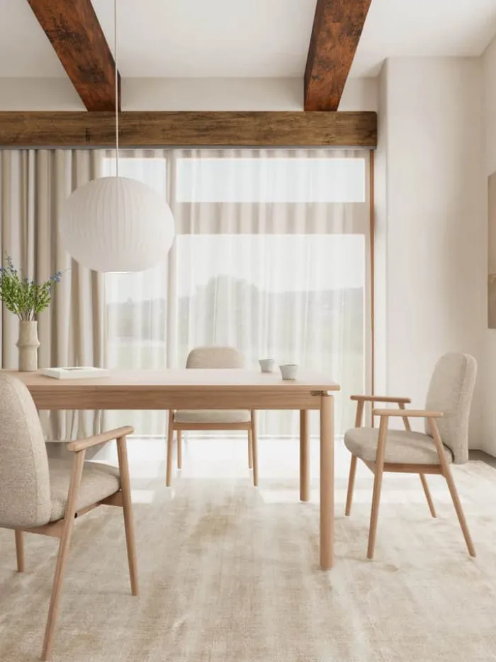 CASA Living Calvin Spisebordsstol - 2 stk. Ø 40 x H 50 cm - Sten/stål - Grå