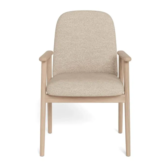 CASA Living Calvin Spisebordsstol - 2 stk. Ø 40 x H 50 cm - Sten/stål - Grå