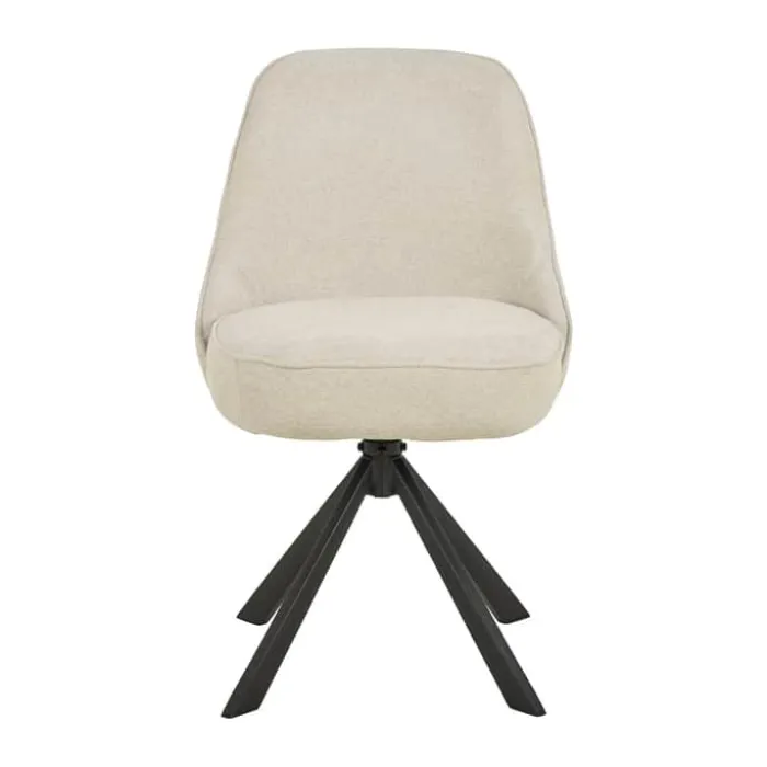 CASA Living Carlton Spisebordsstol - 2 stk. H 83,5 x B 52 x D 56 cm - Stål - Beige