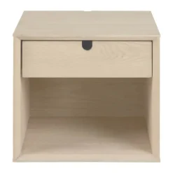 CASA Living Century Natbord H 33 x B 37 x D 32 cm - Finér - Hvid
