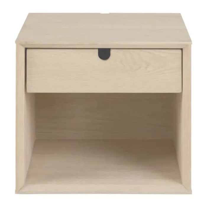 CASA Living Century Natbord H 33 x B 37 x D 32 cm - Finér - Hvid