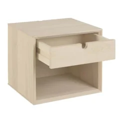 CASA Living Century Natbord H 33 x B 37 x D 32 cm - Finér - Hvid