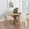 CASA Living Christo Spisebord Ø 120 x H 75 cm - Egetræsfiner - Mat Natur